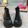 Новые женские ботильоны 2022 Ботинки на платформе Готические Осенне-зимние Толстая подошва Обувь Лолиты Японские JK ботинки Обувь для студенток