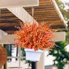 Осенние искусственные цветы для улицы, искусственные растения, устойчивые к УФ-излучению, искусственные цветы оптом для подвесных кашпо, крыльца, сада, вазы, балконного ящика