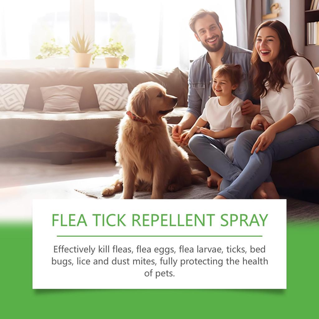 Fleas & Ticks Spray Deodorant Spray Pet Insect Spray Pet Health Mites, Fleas, Cats & Dogs,50ML