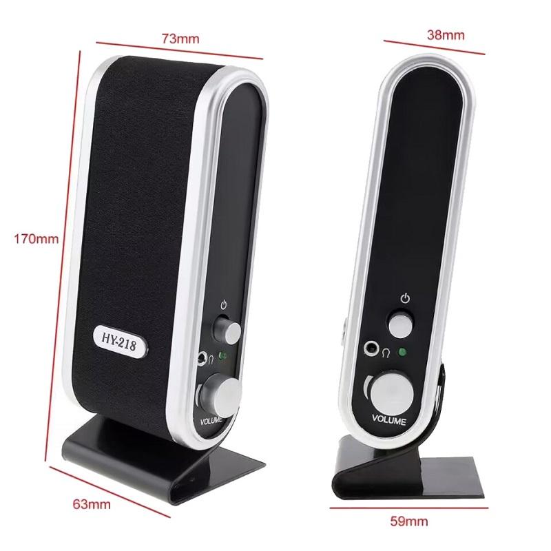 2 шт. USB мощность компьютерные колонки стерео 3,5 мм с разъемом для наушников для настольных ПК ноутбук игровой домашний кинотеатр звуковая коробка сабвуфер