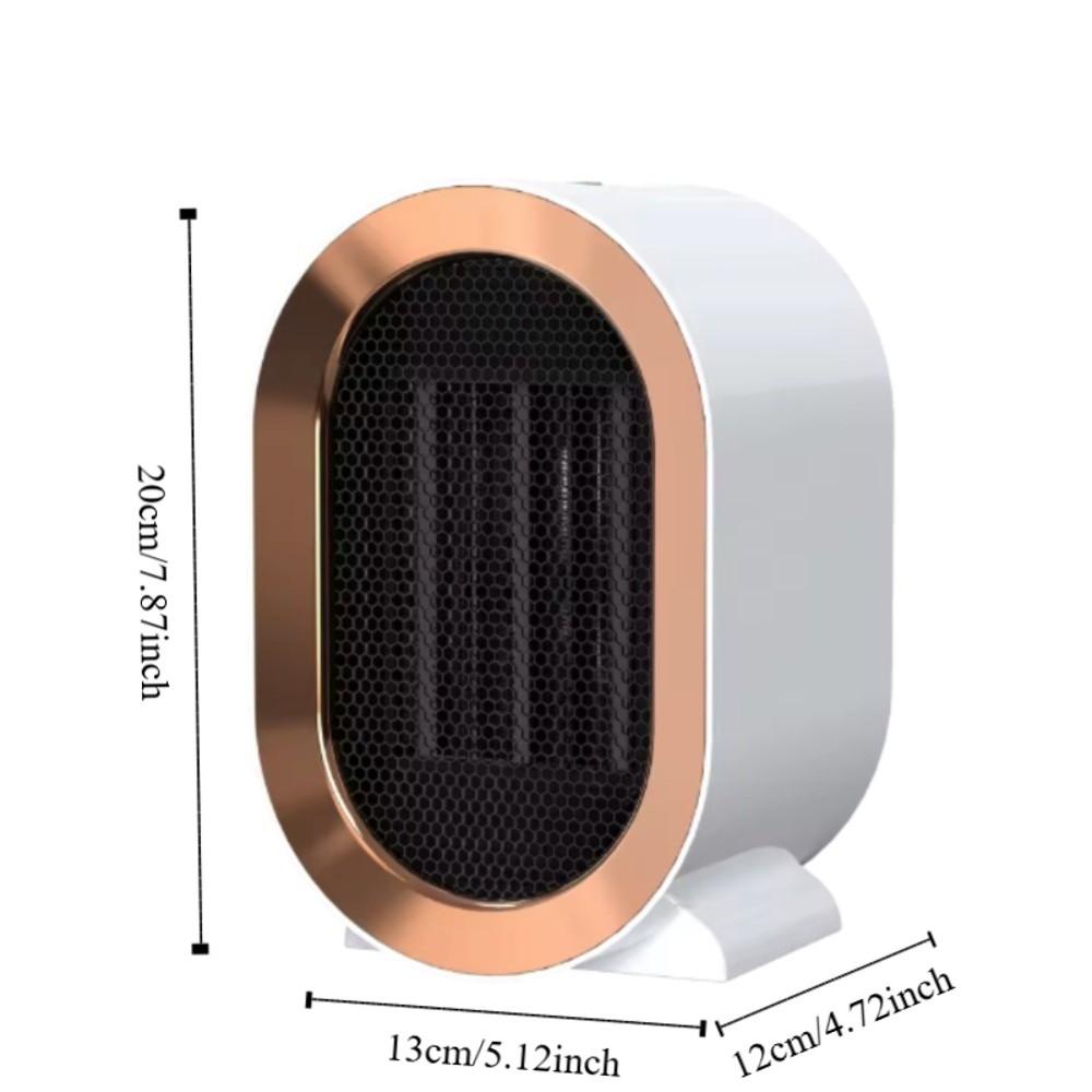 Flame Retardant Material Desktop Heater Oval Electric Heater Portable Hot Air Fan Winter