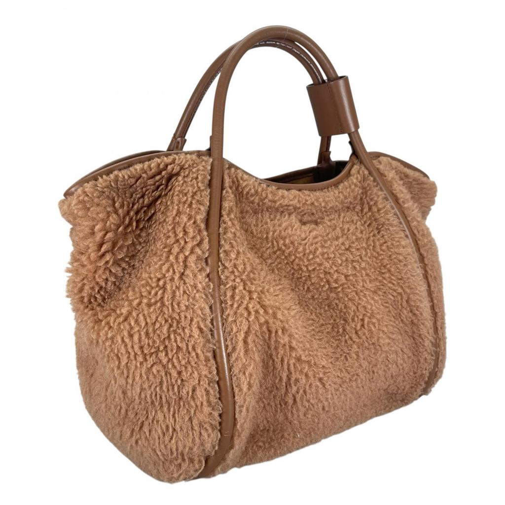 MAX MARA 2-way teddy bear bag 4.51609E+12 Handbag Brown Women used