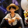 12cm One Piece Anime Figure Luffy Sitting Position Action Figure PVC Model Collection Statue Figurine Doll Toy For Birthday Gift