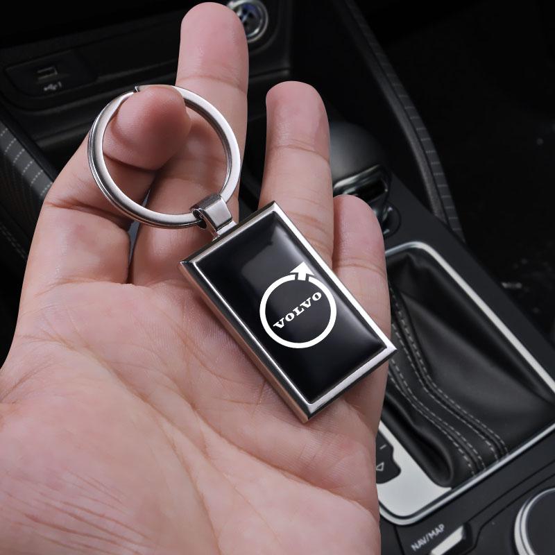 Подвеска Брелок с Эмблемой Автомобиля Металлический Брелок Аксессуары Для Volvo XC90 V90 V60 XC60 V40 S80 S60 S90 C40 XC40 V70 XC70 C30 C70