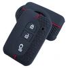 Силиконовый чехол для ключа для Nissan Qashqai Micra Juke X-Trail Navara Note Tiida Keyless Fob Shell Skin Keyring Holder Protector