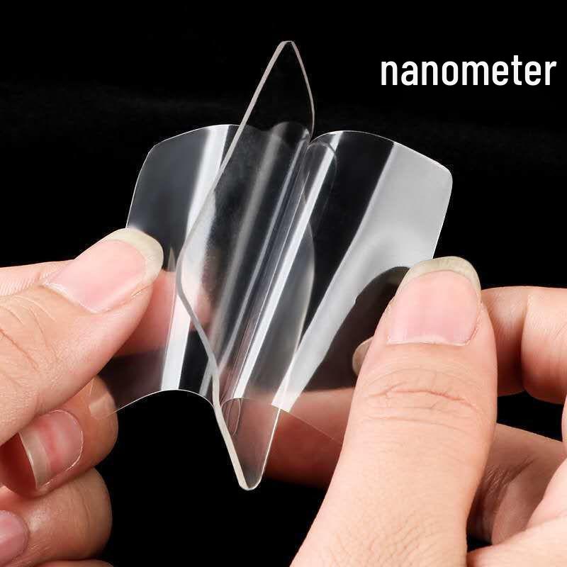 Многослойная клейкая настенная полка для хранения с прозрачными крючками для ванной комнаты