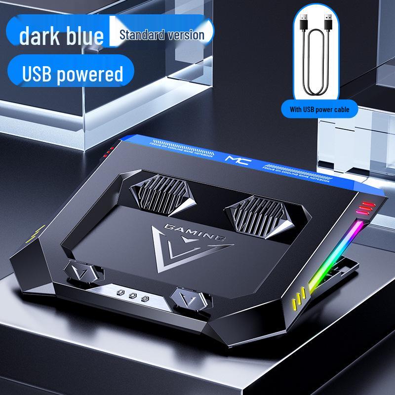 RGB-охладитель для игрового ноутбука X500: Тихая охлаждающая подставка для ноутбуков 14-18 дюймов