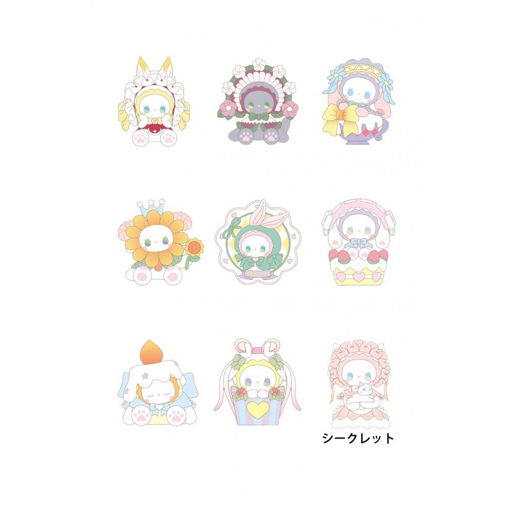 MJ STUDIO EMMA Hidden Forest Birthday Party Серия ПВХ Торговые фигурки Коробка из 8 штук