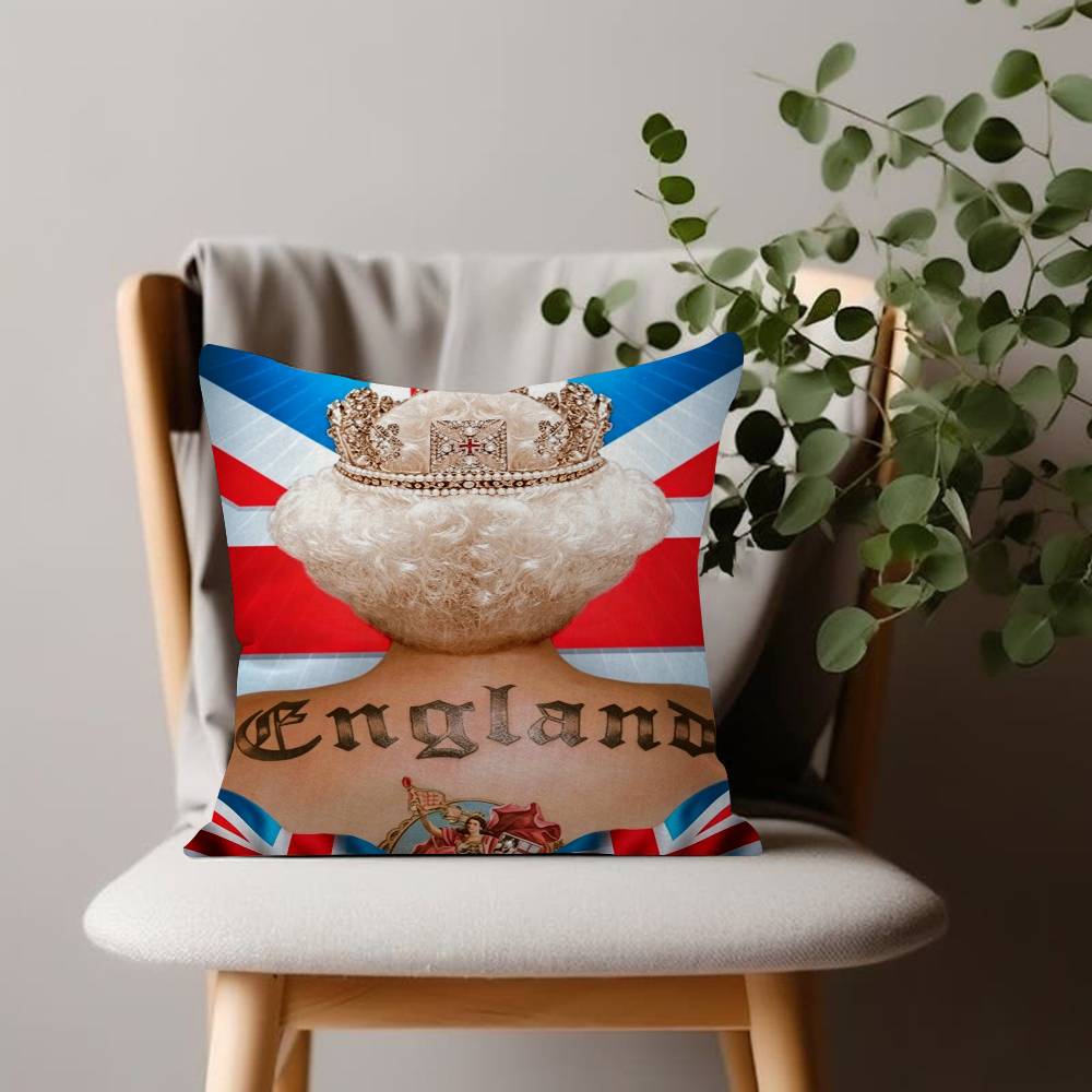 Funny Victorian Queen Pillow Cushion Cover Pillowcase Living Room Sofa Home Decor Customized