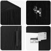Wall Mounted Cabinet Black Oak Effect 69.5 x 34 x 90 cm