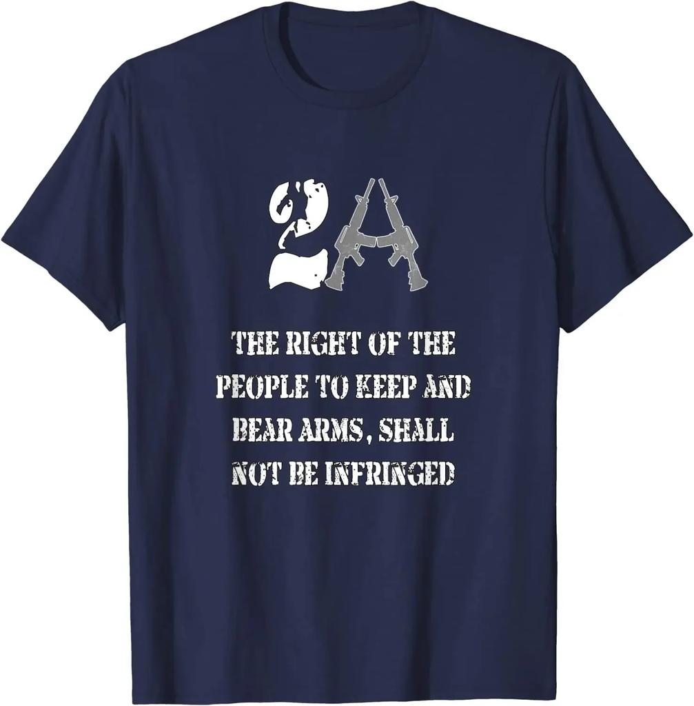 Shall Not Be Infringed 2nd Amendment TShirt 100 Cotton ONeck Summer Short Sleeve Casual Mens Tshirt Size S3XL