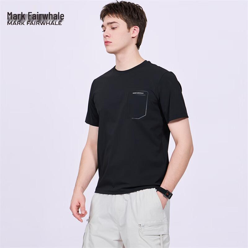 Mark Fairwhale Men's Pocket Embossed Short Sleeve T-Shirt