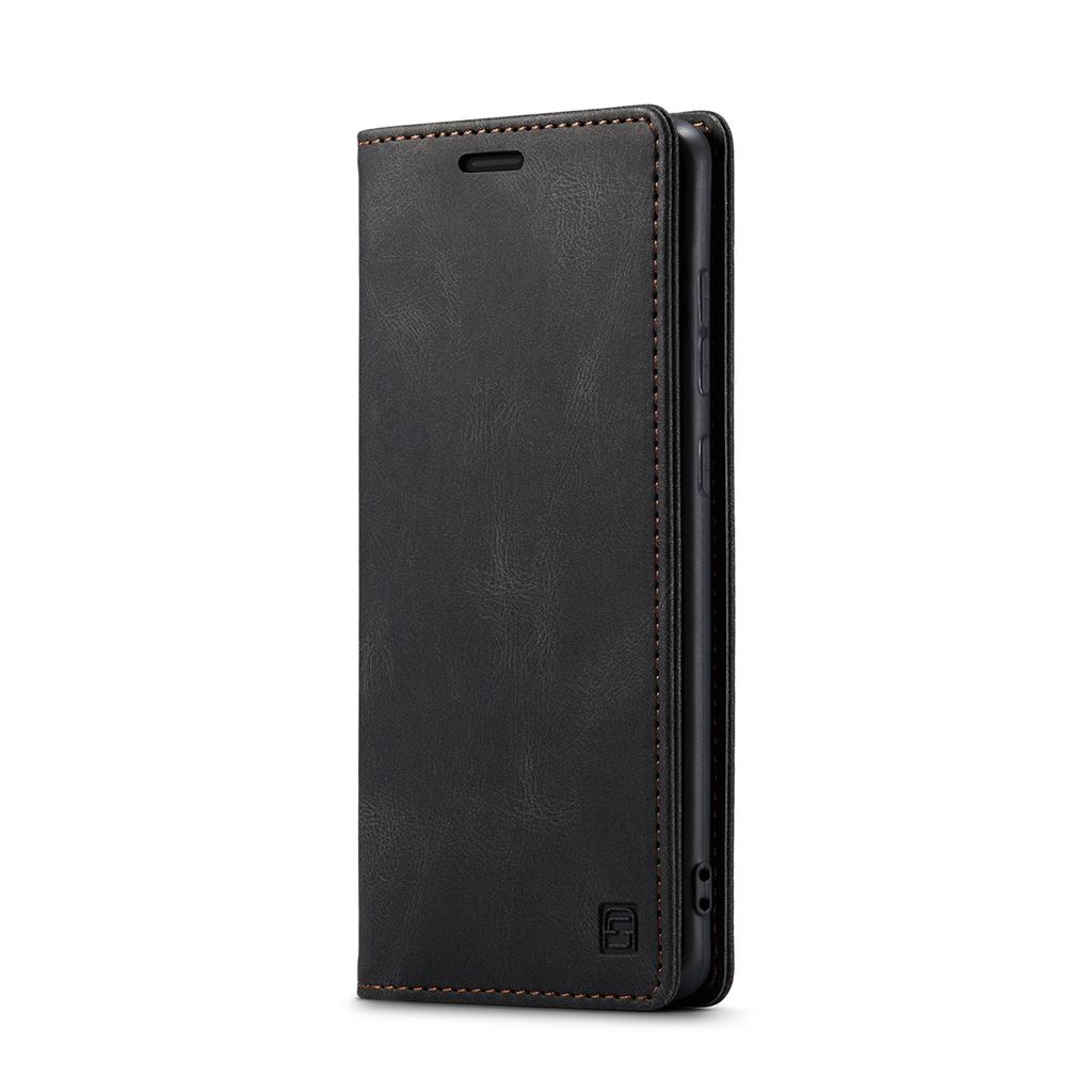 Премиальный винтажный кожаный чехол-книжка для Samsung Galaxy A55 - Защита RFID, откидная крышка со слотами для карт, противоударный ретро-стиль (4 цвета)