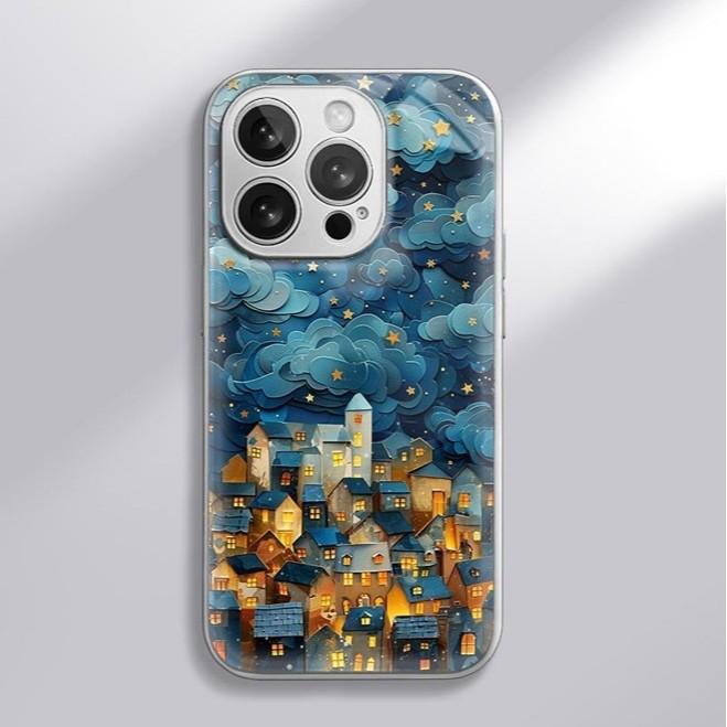 For Apple 16promax New Year Women’s Model for IPhone Mobile Phone Case 15 Yunduo Town 14pm Hydrogel Shell