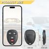 Key Fob Replacement for 2007-2024 Chevrolet Express Van & GMC Savana Car Keyless Entry Remote Control, OUC60270 OUC60221, 4 Btn