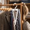 2Pcs Non Slip Hat Storage Hook 12 Hooks Clothes Drying Rack Laundry Hanger  Clothing Arrangement