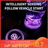 Для VW 80% Новый 2 шт. Светящаяся автомобильная подставка-держатель для стакана Автомобильная светодиодная лампа атмосферы с логотипом Для Volkswagen VW Golf GTI Tiguan Jett