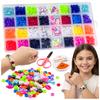Large kit for making bracelets, necklaces, pendants, beads, gift