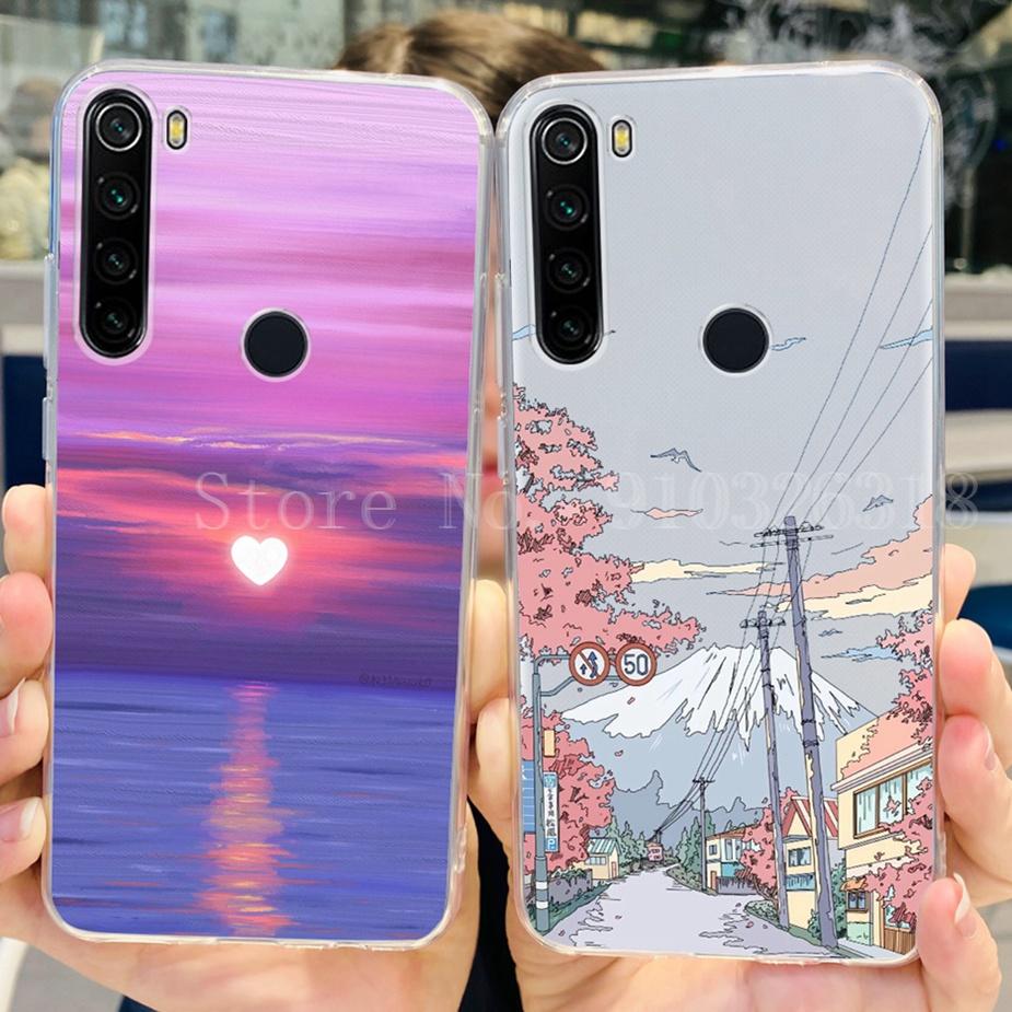 Чехол для Xiaomi Redmi Note 8 Redmi Note 8T Прозрачный Силиконовый Мягкий Тонкий Чехол для Телефона Для Xiaomi Redmi Note 8 Pro Note8 Задняя Крышка Capa