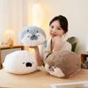 Cute Seal Sea Lion Plush Toy Stuffed Animal Sea Otter Soft Doll Sleeping Pillow Sofa Cushion Cute Christmas Birthday Gift