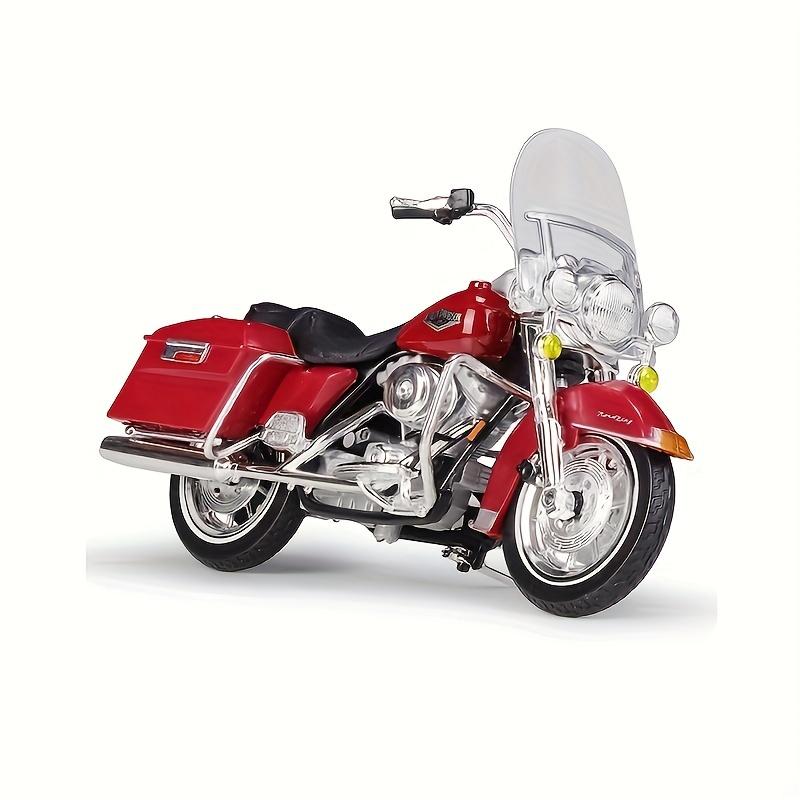 1:18 Scale 1999 FLHR Road King 2013 FLHTK Electra Glide Ultra Limited Collectible Diecast Motorcycle Models Weather Resistant Plastic Toy Vehicles