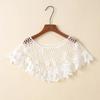 Cape Lace Scarf Thin Blouse Shoulders Fake Collar Simple Knitted Scarves  Women