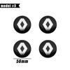 4Pcs 56mm 60mm 65mm Car Wheel Center Hub Cap Stickers For Renault Clio Megane Captur Master Logan Kangoo Trafic Sport S333
