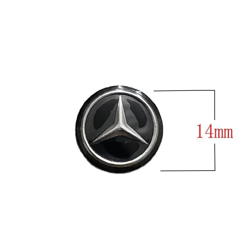 Наклейка на ключ автомобиля C200 E200 для Mercedes Benz, Автомобильный брелок с эмблемой, Аксессуары для Mercedes Benz AMG Smart W205 C300 W203