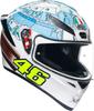 AGV Motorcycle Helmet Full Face K1 S ROSSI WINTER TEST 2017 Winter Test L Size (Rossi 2017) (59-60cm) 18394007024-L