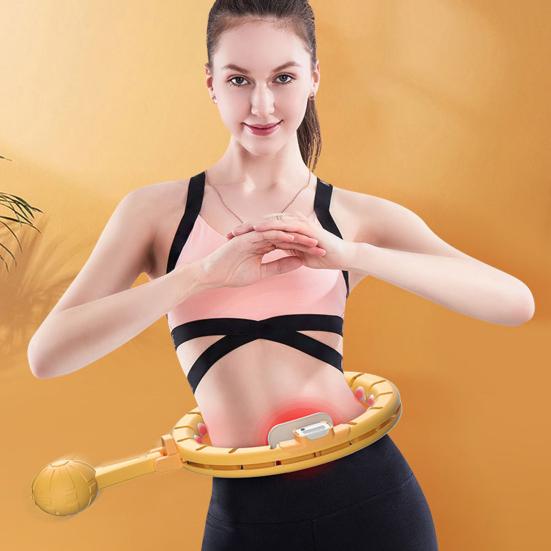 Умное кольцо Hula, тихое, взвешенное, съемное, регулируемое, 5 передач, массажное, сжигающее жир, фитнес-оборудование для тренировок на талии и животе со счетчиком