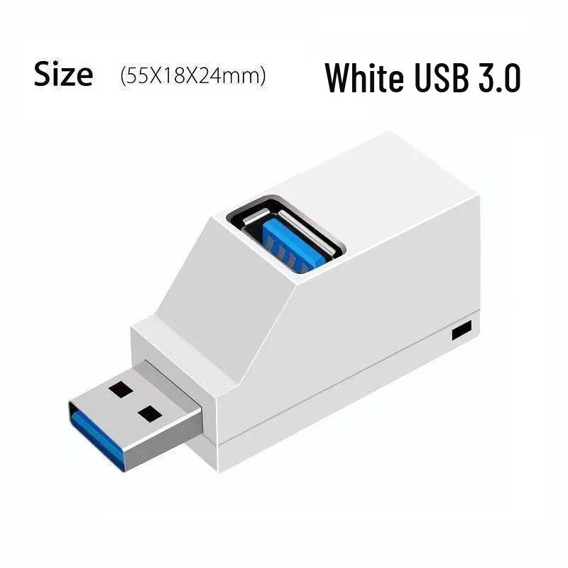USB 3.0 концентратор-разветвитель: Порты "один к трем" для флешек, телефонов и зарядки компьютера