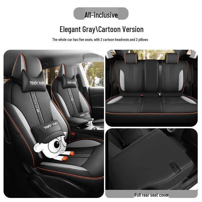 Кожаный чехол-подушка на сиденье автомобиля Buick Velite 6 на все сезоны - Новая модель