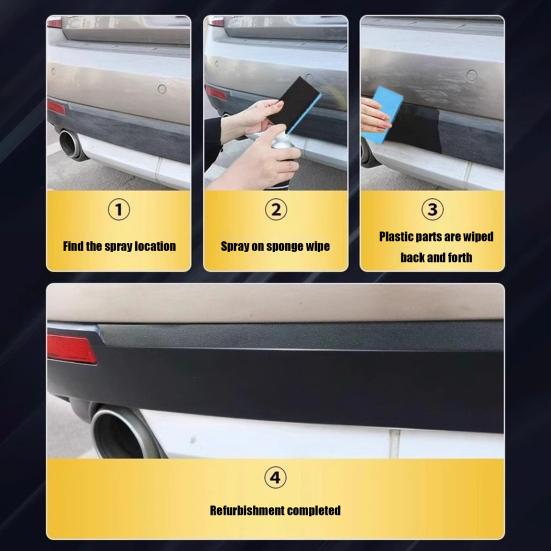 30 мл защитное покрытие пластиковых деталей автомобиля, кристаллическое покрытие, длительный эффект, глянцевый эффект вощения