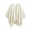 Korean High-End Tassel Knit Scarf Shawl - Autumn/Winter Versatile Style