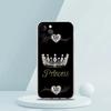 Чехол-бампер с бриллиантовой короной для iPhone 16 15 14 13 12 Pro Max Прозрачный Мягкий для iPhone 11 Pro Max 7 8 Plus XS XR Корпус Сумка