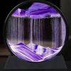 3D Песочные часы с перетекающим песком, украшение для рабочего стола или винного шкафа