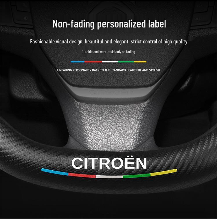Универсальная противоскользящая замшевая оплетка на руль для Citroen: Всесезонный, дышащий дизайн для мужчин и женщин
