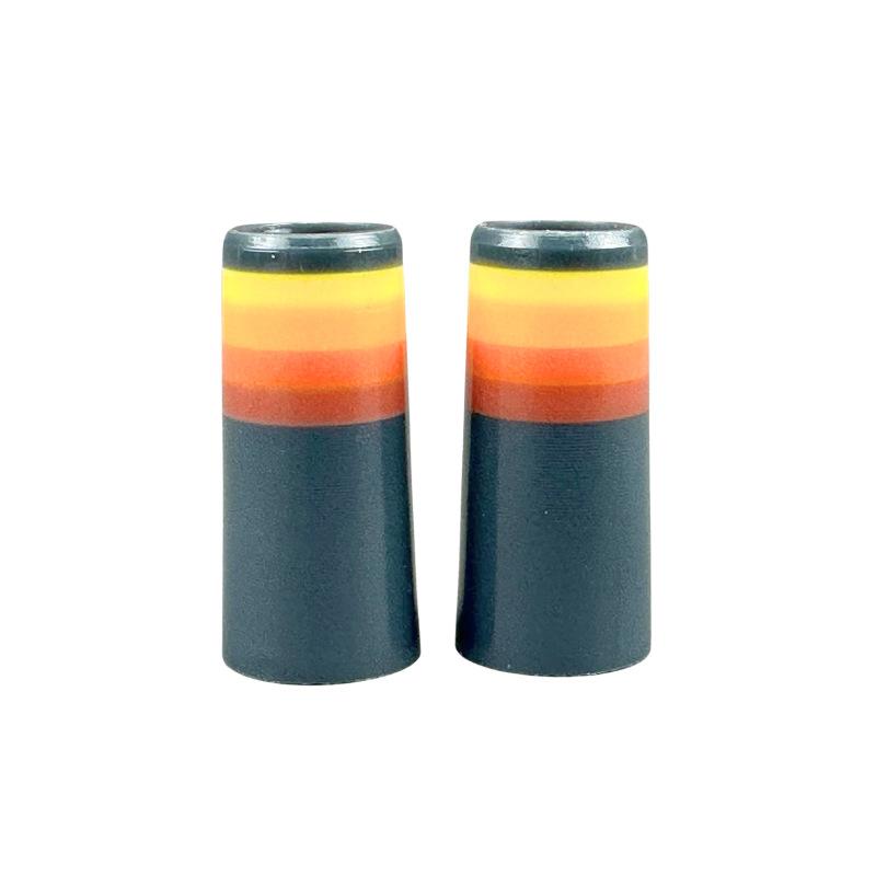 Suitable for Golf Sand Bar/digging Rod Rubber Sleeve 104 #9.1mm * 30mm * 14mm Gray-yellow Gradual Change Color Glue 2026