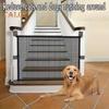 Dog Gate Pet Screen Mesh Gate Baby Puppy Indoor Safety Fence Guard with Hooks for House Stairs And Doorways