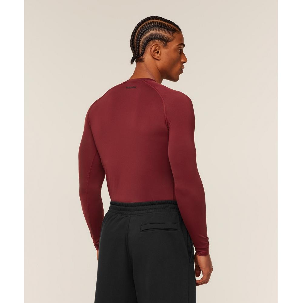 Gymshark ElemenT Baselayer Long Sleeve T shirT seTs Red A2b5m Rb12