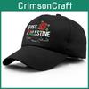 Free Rose Palestine Letter Printed Baseball Cap Sun Protection Hat Breathable