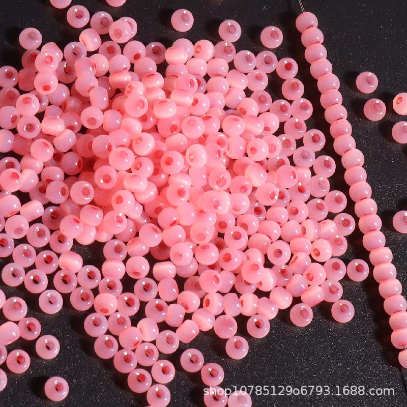 Бусины из жада «кошачий глаз» 4 мм, ледяной стекловидный, для изготовления украшений своими руками