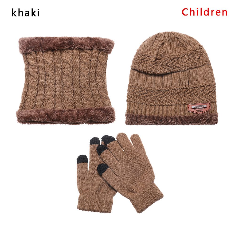 Mens Girl Knitted Winter Warm Neck Warmer Beanie Hat Hat Scarf Gloves Set And Neck Scarf