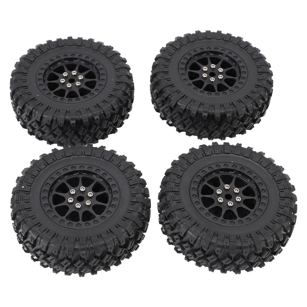 RC Car Tires Rubber Sturdy Remote Control Pickup Truck Wheel Tires Replacement for MN82