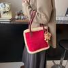 Wool Bag New Handbag Fashion Versatile Shoulder Handbag Leisure Bag