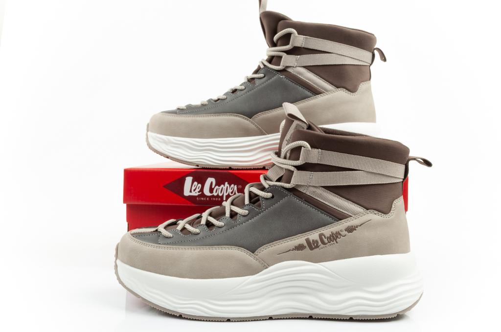 Lee Cooper Synthetic/Textile Brown/Grey [LCJ-25-47-3989L] s.38