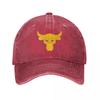 Brahma Bull The Rock Project Gym Baseball Cap Yellow Logo Unisex Unisex SunProof Trucker Dad Hat Outdoor Sports Baseball Caps