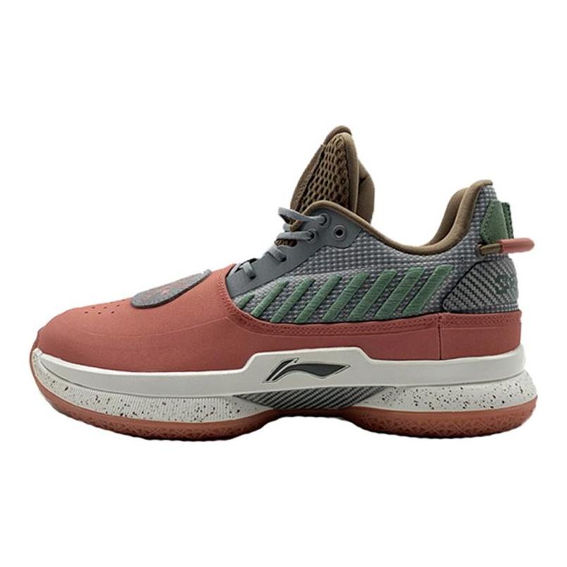 LiNing WOW 7 Way Of Wade 7 Чистая Вера Противоскользящие Износостойкие Низкие Баскетбольные Кроссовки Мужские Красные ABAN079-11