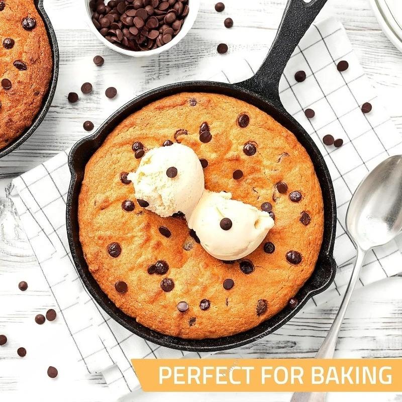 10/14/16/20/26СМ Чугунная сковорода Сковорода с антипригарным покрытием Кухонная кастрюля для жарки Сковорода для омлета и блинов Мини толстая плоская сковорода Кухонная посуда