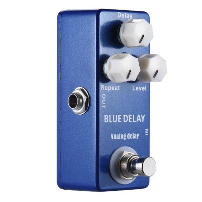 Педаль эффектов для мини-гитары Mosky Deep Blue Delay True Bypass